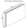 Vimar  Scatola Incasso  Derivazione  Azzurra 292x515x80  V70011