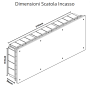 Vimar  Scatola Incasso  Derivazione  Azzurra 201x515x80  V70010