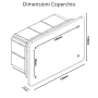 Vimar  Scatola Incasso  Derivazione  Azzurra 154x92x70  V70004