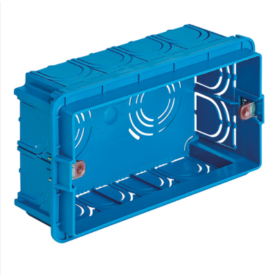 Vimar  Scatola Incasso Portafrutti  4 Posti  Blu  V71304