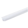 Optonica 5162 Profilo Alluminio 2m per Striscia LED Grigio con Cover Bianca