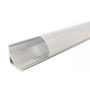 Profilo Angolare in Alluminio per Striscia Led 10,5 mm 2 m Grigio