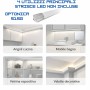 Profilo Angolare in Alluminio per Striscia Led 10,5 mm 2 m Grigio