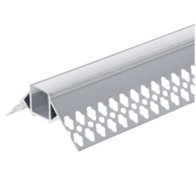 Optonica  5165 Profilo Alluminio Integrato per Striscia LED 2m Corpo grigio