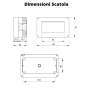 Gewiss Scatola Parete Grigia IP40 4 Posti GW27004