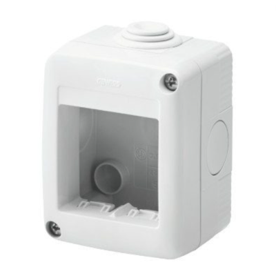 Gewiss  Scatola Parete Grigia IP40 2 Posti GW27002