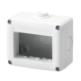 Gewiss  Scatola Parete Grigia IP40 3 Posti GW27003