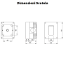 Gewiss Scatola Parete Grigia IP40 1 Posto GW27001
