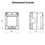 Gewiss  Scatola Parete Grigia IP55 Stagna 2 Posto GW27042