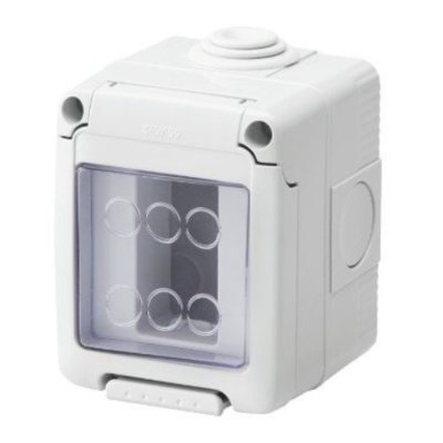 Gewiss  Scatola Parete Grigia IP55 Stagna 1 Posto GW27041