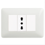 Kit Completo Base Punto Presa Bticino Matix Bianco Pezzi 5