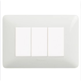 Kit Completo Base Punto Luce Bticino Matix Bianco Pezzi 5