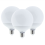 Lampadina LED Globo E27 15Watt Resa 88Watt Risparmio Energetico  6000K Pezzi 3