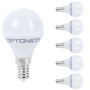 Lampadina LED Goccia E14 5.5 Watt Resa 40Watt Risparmio Energetico 4500K Pezzi 6