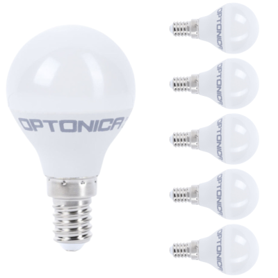 Lampadina LED Goccia E14 5.5 Watt Resa 40Watt Risparmio Energetico 6000K Pezzi 6