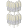 Lampadina LED Spillo G4 2Watt Resa 18Watt Risparmio Energetico 6000K Pezzi 10