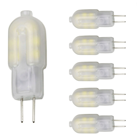 Lampadina LED Spillo G4 2Watt Resa 18Watt Risparmio Energetico 6000K Pezzi 6