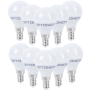 Lampadina LED Goccia E14 8,5Watt Resa 60Watt Risparmio Energetico 6000K Pezzi 10