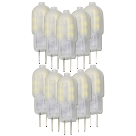 Lampadina LED Spillo G4 2Watt Resa 18Watt Risparmio Energetico 4500K Pezzi 10