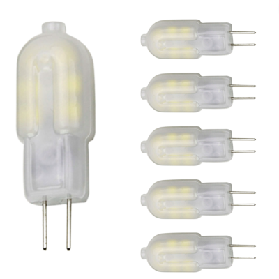 Lampadina LED Spillo G4 2Watt Resa 18Watt Risparmio Energetico 2700K Pezzi 6