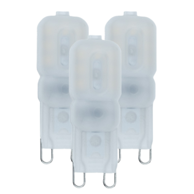 Lampadina LED Bispina G9 3Watt Resa 25Watt Risparmio Energetico 4500K Pezzi 3