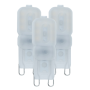 Lampadina LED Bispina G9 3Watt Resa 25Watt Risparmio Energetico 4500K Pezzi 3