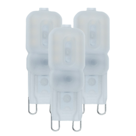 Lampadina LED Bispina G9 3Watt Resa 25Watt Risparmio Energetico 6000K Pezzi 3