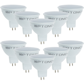 Lampadina Dicroica LED Spillo GU5.3 7 Watt Risparmio Energetico 2700K Pezzi 10