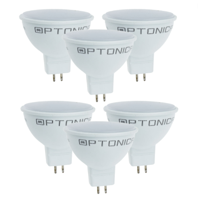 Lampadina Dicroica LED Spillo GU5.3 7Watt Risparmio Energetico 4500K Pezzi 6