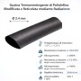 Raytech RGPO-B Guaina Termorestringente Nera in Barre da 1,2 m di Poliolefina Reticolata