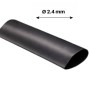 Raytech RGPO-B Guaina Termorestringente Nera in Barre da 1,2 m di Poliolefina Reticolata