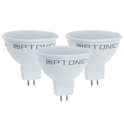 Lampadina Dicroica LED Spillo GU5.3 7Watt Risparmio Energetico 2700K Pezzi 3
