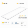 Intec Led-Panel-30X120-SCH Pannello Led  CCT da Incasso 40W 4300lm