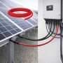 Cavo Solare Unipolare Rosso  Flessibile per Impianti Fotovoltaici EN 50618  in Matassa sezione 6 mm²