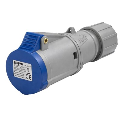 Presa Industriale Ecova 30524 16A 230V 2P+T IP44 Resistente e Affidabile