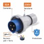 Ecova 30509 Spina Industriale 32A 230V 2P+T IP67