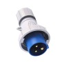Ecova 30506 Spina Industriale Monofase Blu IP67 2P+T 16 A
