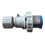 Ecova 30506 Spina Industriale Monofase Blu IP67 2P+T 16 A