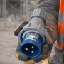 Ecova 30506 Spina Industriale Monofase Blu IP67 2P+T 16 A