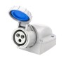Ecova 30518 Presa Industriale da Muro 16A 230V IP67