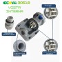 Ecova 30518 Presa Industriale da Muro 16A 230V IP67