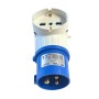 Adattatore Industriale Ecova 20557 Con 3 Prese Universali