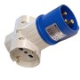 Adattatore Industriale Ecova 20557 Con 3 Prese Universali