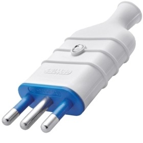 GEWISS GW28005 Spina Volante Standard Italiano 2P+T 16A 250V Tipo S17 BIANCA 