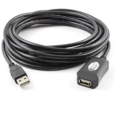 Cavo ADJ Pc Periferiche Cavo Prolunga USB 2.0 Tipo A-A Maschio Femmina 5Mt Nero