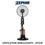Ventilatore Nebulizzante Zephir Zst42P Potente E Versatile con telecomando timer oscillazione 3 velocità serbatoio 3.2L