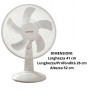 Ventilatore Da Tavolo Zephir Pbi405 bianco Con 5 Pale Da 40 Cm 3 velocità