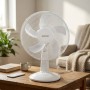 Ventilatore Da Tavolo Zephir Pbi405 bianco Con 5 Pale Da 40 Cm 3 velocità
