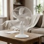 Ventilatore Da Tavolo Zephir Pbi405 bianco Con 5 Pale Da 40 Cm 3 velocità
