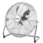 Zephir Ventilatore Da Terra Cromato Pf45Cr Alta Velocità Per Ambienti Freschi 3 pale in alluminio e 3 velocità 